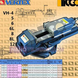 گیره هیدرولیک ورتکس مدل VH-6  گیره هیدرولیک ورتکس مدل VH-6